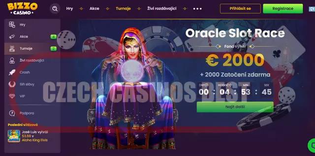 bizzo casino online turnaje