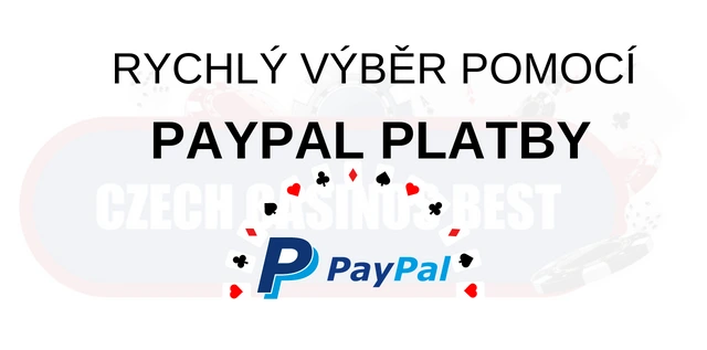 Výběr peněz pomocí vkladů v PayPal