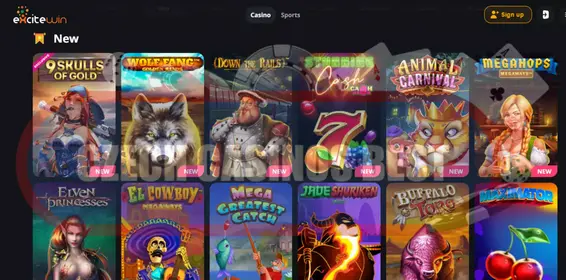 Excitewin kasino hry