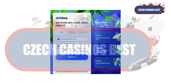 přihlášení do kasina slottica