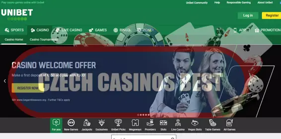 unibet kasino bonusy