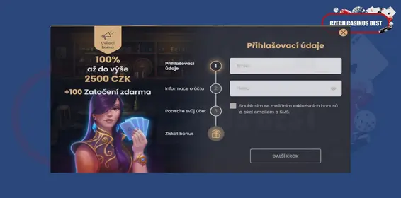 proces přihlášení kasina national