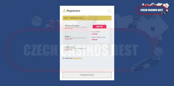 casino kartáč registrace