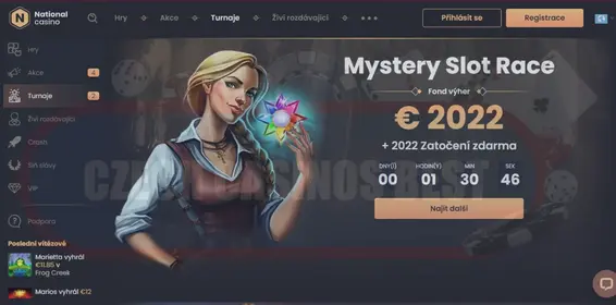 national casino online turnaje